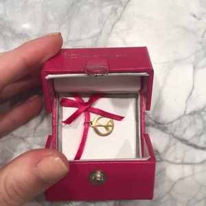 Helen Ficalora Peace Sign Charm 14K